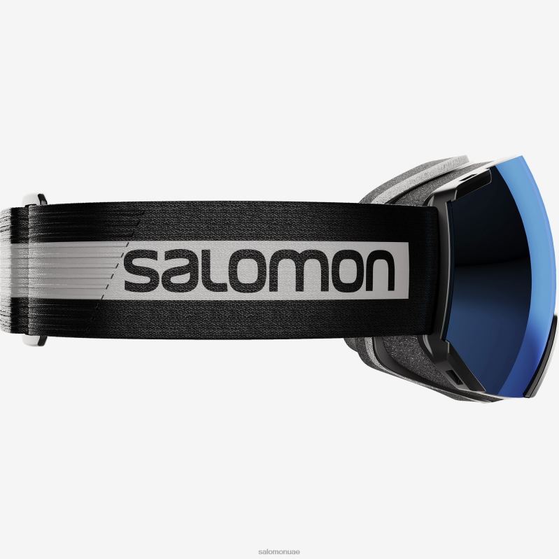 8DLD21342 Salomon أسود نظارات راديوم سيجما للجنسين باللون الأسود