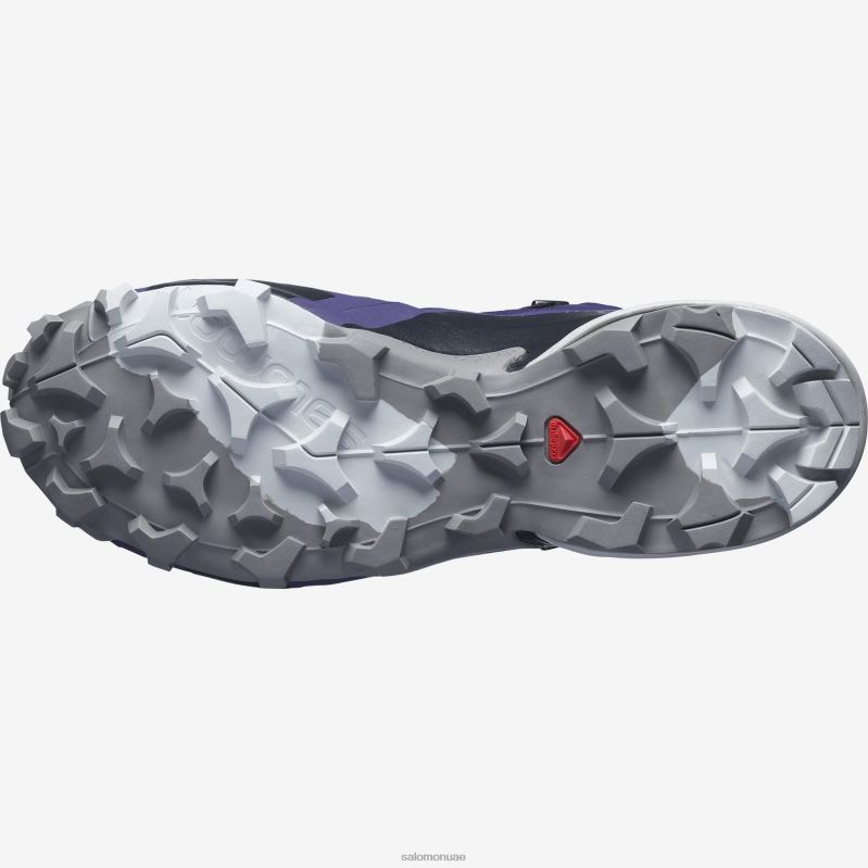 8DLD21513 Salomon المحجر الأسود الفيلق الأزرق حذاء المشي لمسافات طويلة للسيدات X Ultra 4 Mid Gore-Tex Quarry-Black-Legion Blue