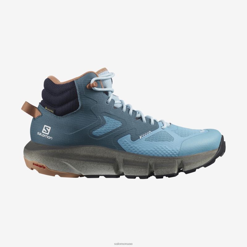 8DLD22348 Salomon سماء الليل / الفيلق الأزرق / زن الأزرق X Raise 2 GTX Women's Night Sky Legion Blue Zen Blue