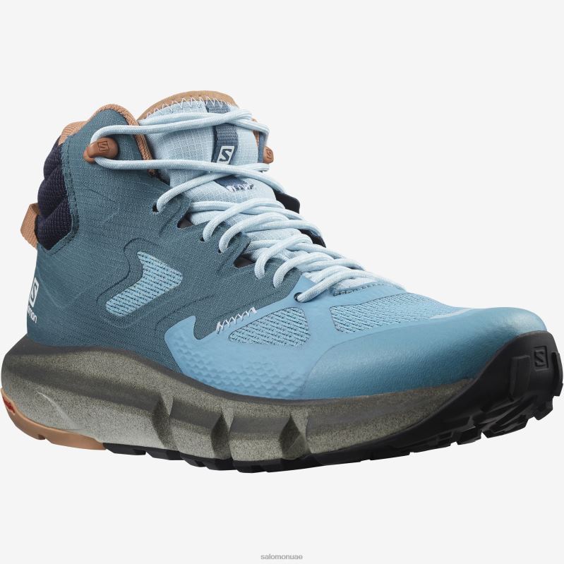 8DLD22348 Salomon سماء الليل / الفيلق الأزرق / زن الأزرق X Raise 2 GTX Women's Night Sky Legion Blue Zen Blue