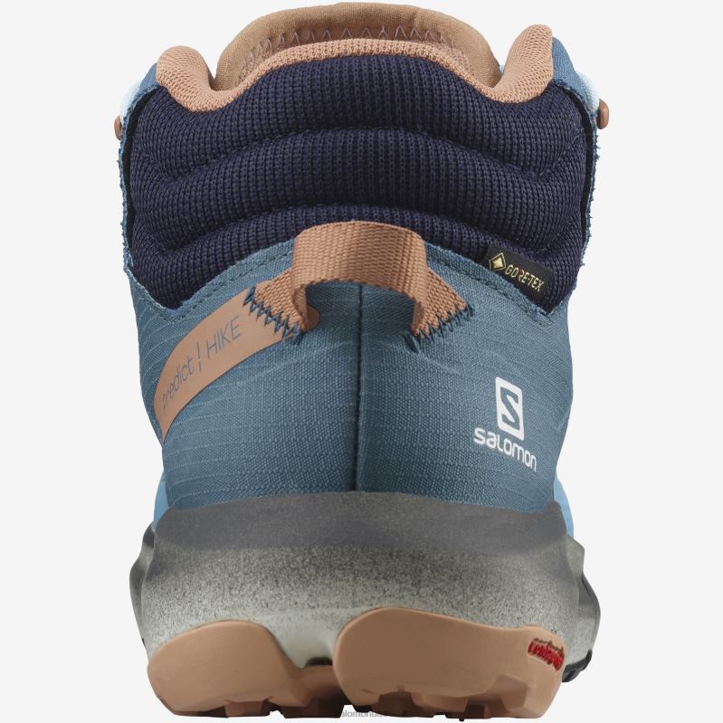 8DLD22348 Salomon سماء الليل / الفيلق الأزرق / زن الأزرق X Raise 2 GTX Women's Night Sky Legion Blue Zen Blue