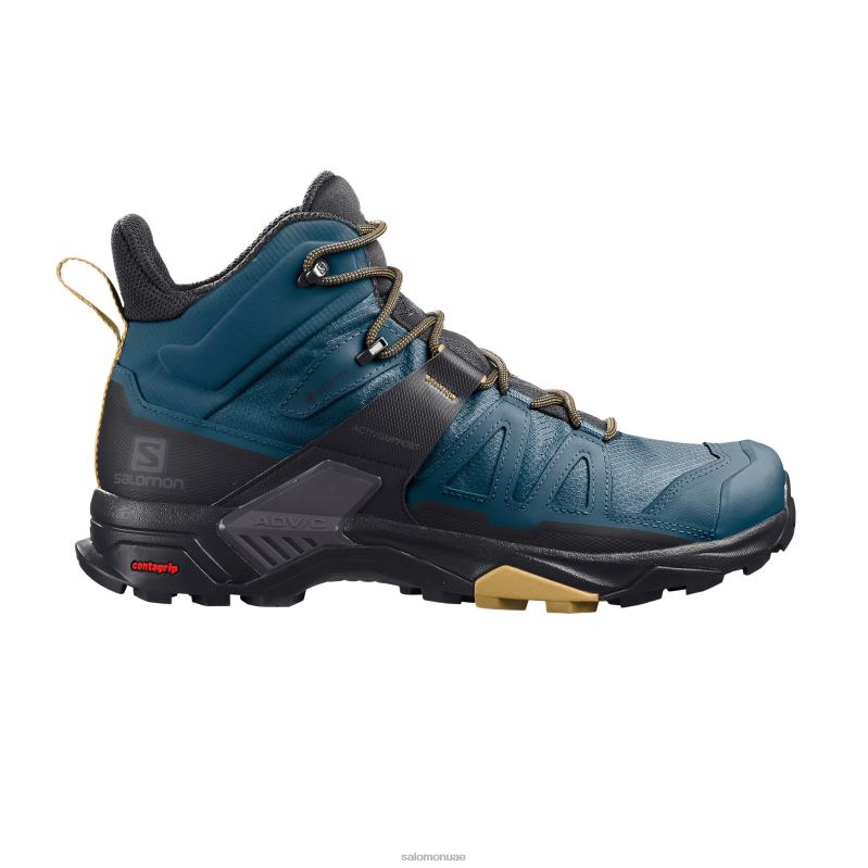 8DLD23043 Salomon mgnt-pearl blue-tobacco bro/mood indigo-black-qush أحذية المشي لمسافات طويلة باترول mgnt-pearl blue-tobacco bro